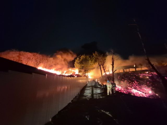 화재 현장 모습. 안성소방서 제공