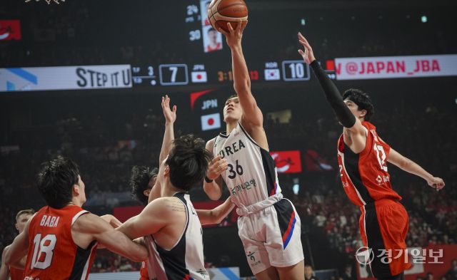 3·1절, 대한민국 농구대표팀 일본과의 농구월드컵 예선에서 78-72로 아쉬운 패배 [포토뉴스]