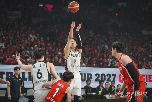 3·1절, 대한민국 농구대표팀 일본과의 농구월드컵 예선에서 78-72로 아쉬운 패배 [포토뉴스]