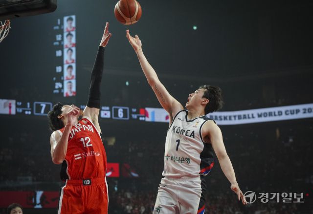 3·1절, 대한민국 농구대표팀 일본과의 농구월드컵 예선에서 78-72로 아쉬운 패배 [포토뉴스]