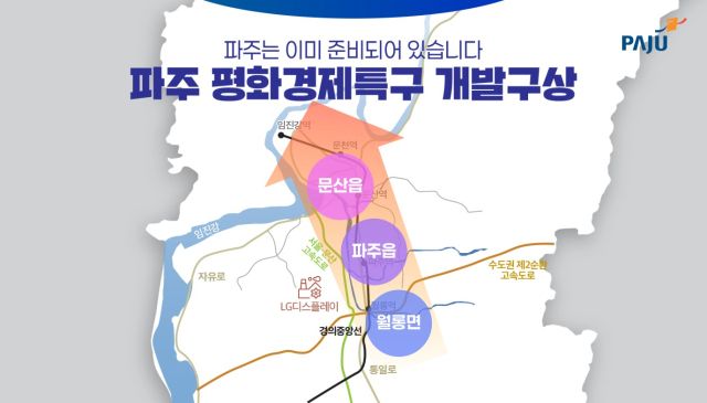 파주시가 경기도에서 추진 중인 ‘평화경제특별구역’ 후보지 공모신청서를 제출했다. 파주시 제공