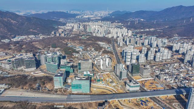 과천지식정보타운 전경. 과천시 제공