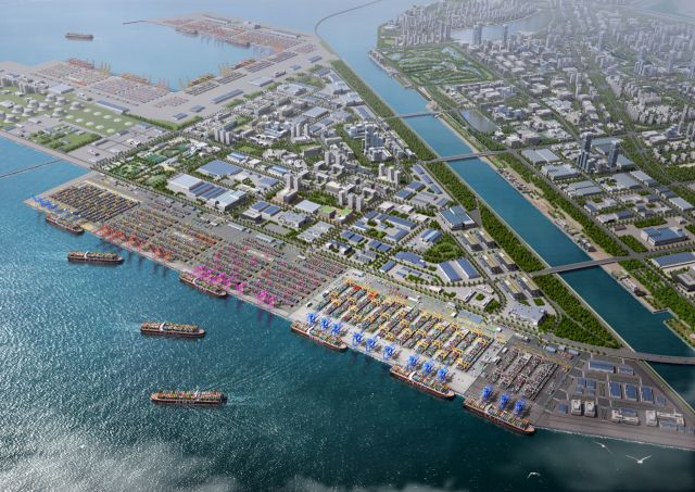 인천신항 1-2단계 컨테이너부두 조감도2. IPA 제공