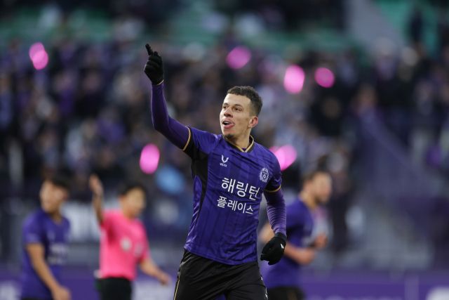 FC안양 공격의 핵심인 마테우스. 한국프로축구연맹 제공