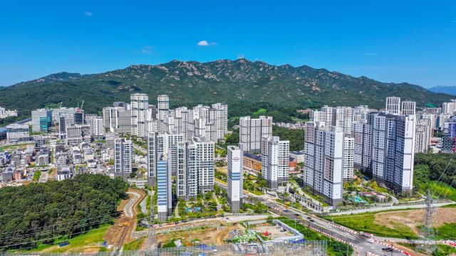 과천지식정보타운지구 전경. 과천시 제공