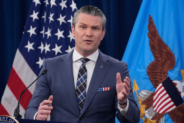 해그세스 미국 국방부 장관. AP=연합뉴스