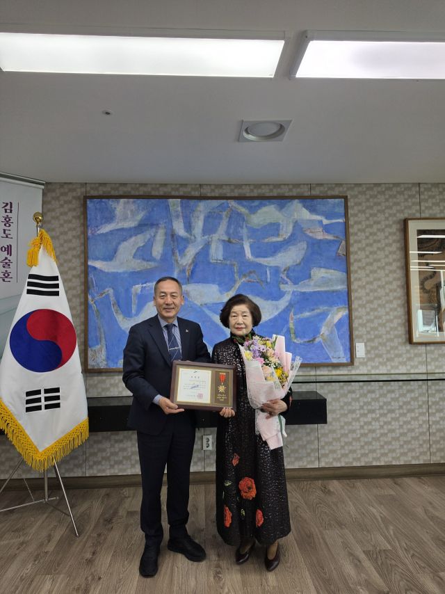 2026 상록구 나눔·후원 유공자 표창 받은 오경희 궁중삼계탕 대표. 안산시