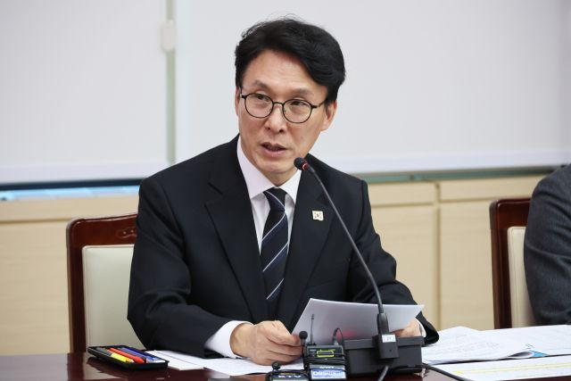 김민석 국무총리가 20일 서울 종로구 정부서울청사에서 열린 범정부 드론·대드론 통합 TF 회의에서 발언하고 있다. 연합뉴스