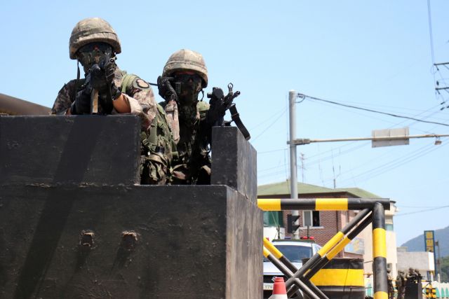 포천 일대에서 육군 제8기동사단 주관으로 지상협동훈련이 펼쳐지고 있다. 포천시 제공