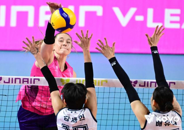 인천 흥국생명이 24일 서울 장충체육관서 GS칼텍스와 여자부 준플레이오프 단판 경기를 펼친다. KOVO 제공