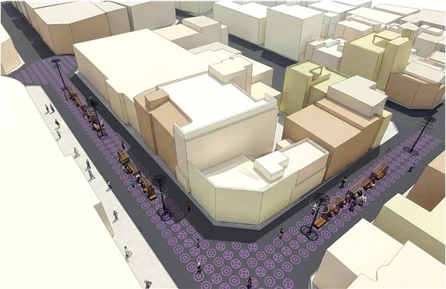 이천시 문화의 거리 3구간 도시재생사업 보행자 도로 조감도. 이천시 제공