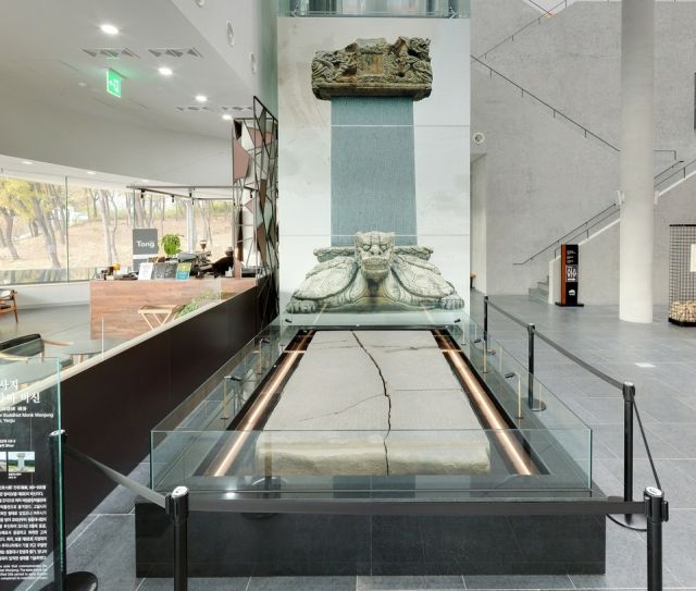 여주박물관에 전시된 고달사지 원종대사탑비 /사진=여주시