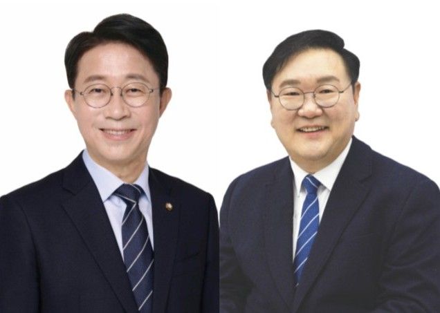 더불어민주당 조정식·김태년 의원. 의원실 제공