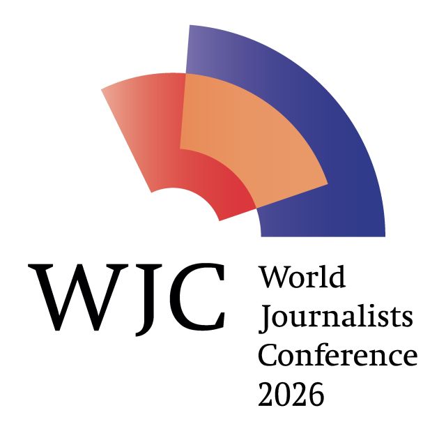 ‘2026 세계기자대회(World Journalists Conference)’ 로고. 한국기자협회 제공