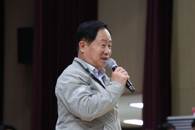 행사에서 환영사 중인 주광덕 시장. 남양주시 제공