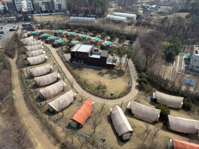 의왕 왕송호수 캠핑장 전경. 의왕도시공사 제공