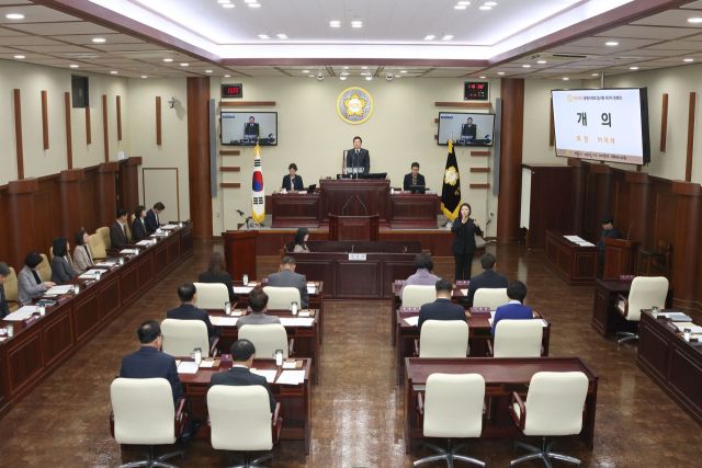 광명시의회 제298회 임시회 폐회. 광명시의회 제공