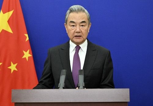 왕이 중국공산당 중앙외사판공실 주임 겸 외교부장. 연합뉴스