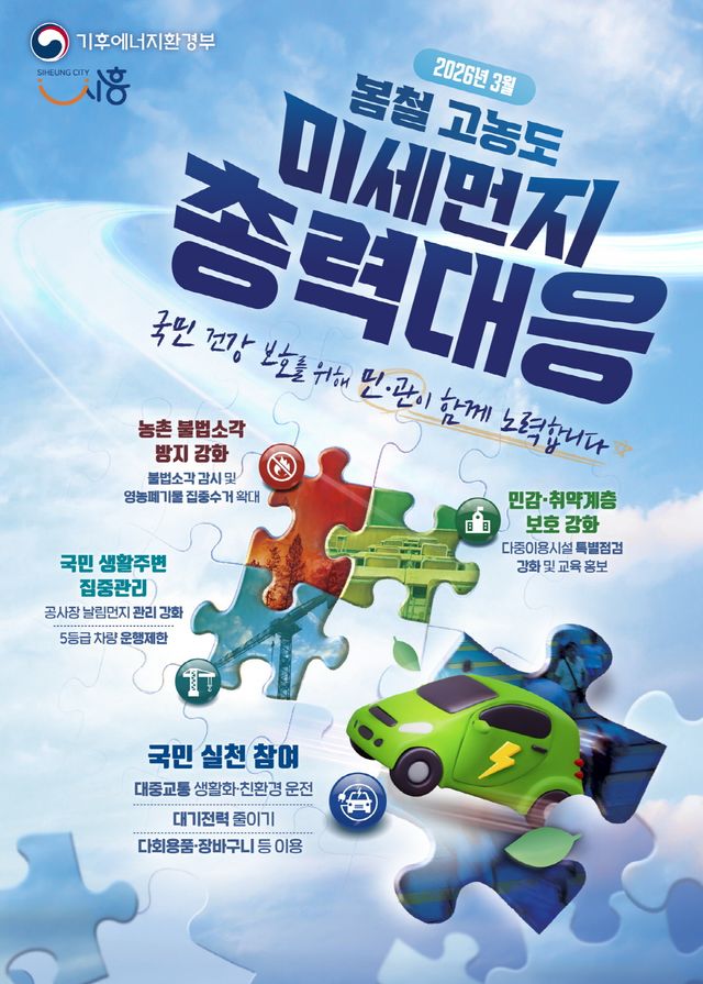 보도자료7 미세먼지 총력대응 포스터