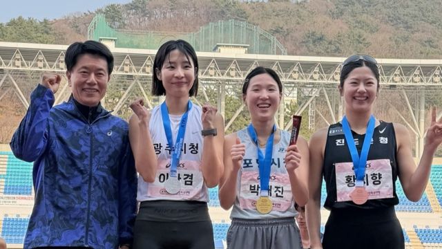광주시청 육상팀 이다겸이 전국 실업 육상경기대회 800M 경기에서 은메달을 획득했다. 광주시 제공