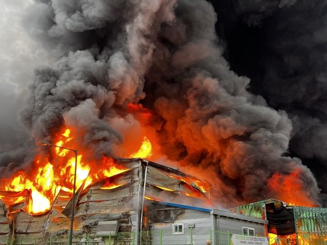 화재 현장. 경기북부소방재난본부 제공