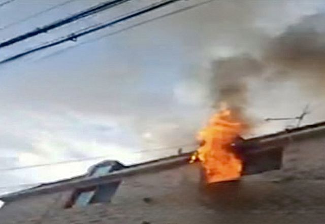 화재 현장 모습. 경기도소방재난본부 제공