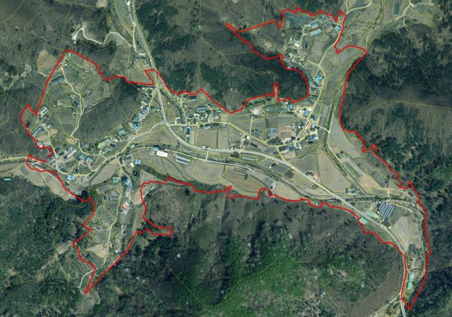 시우지구 항공사진. 남양주시 제공