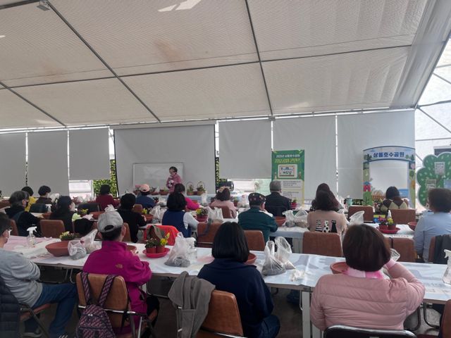 2025년 ‘드림스타트 힐링 원예교실’ 프로그램 운영 모습