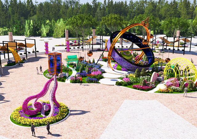 2026 고양국제꽃박람회 ‘시간여행자의 정원’ 조감도. 고양국제박람회재단 제공