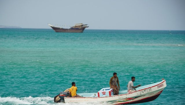 바브엘만데브 해협. AP=연합뉴스