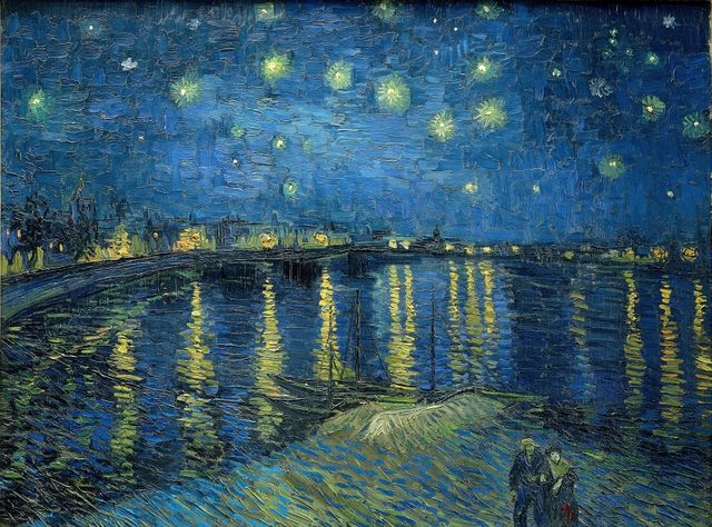 빈센트 반 고흐의 ‘론강의 별이 빛나는 밤에’ . 과천문화재단 제공