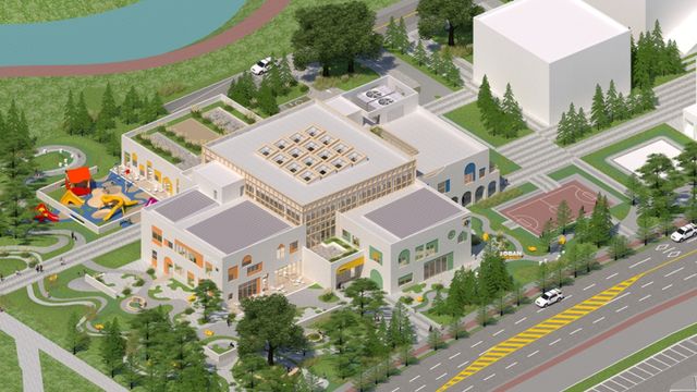 의정부시 고산동 아이돌봄시설 클러스터 조감도. 의정부시 제공