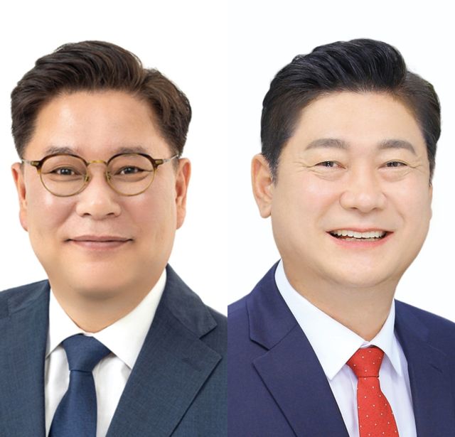 6·3 전국동시지방선거의 인천 미추홀구청장 선거에 출마할 (사진은 왼쪽부터)김정식 전 미추홀구청장, 이영훈 현 미추홀구청장. 경기일보DB