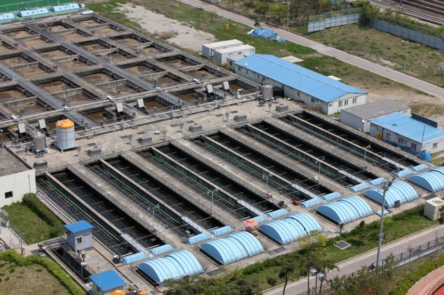 오산시 하수처리장 전경. 오산시 제공