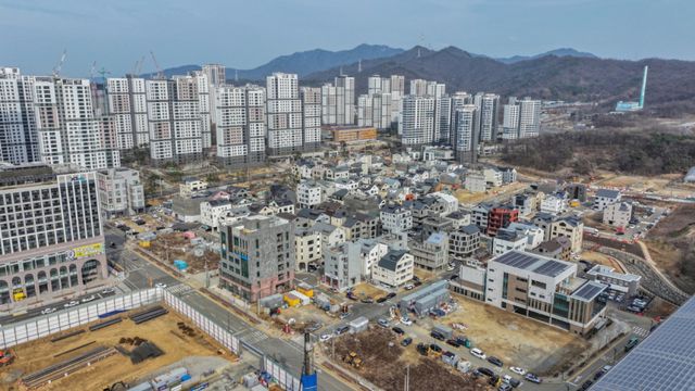 과천지식정보타운 단독주택지역 모습. 과천시 제공