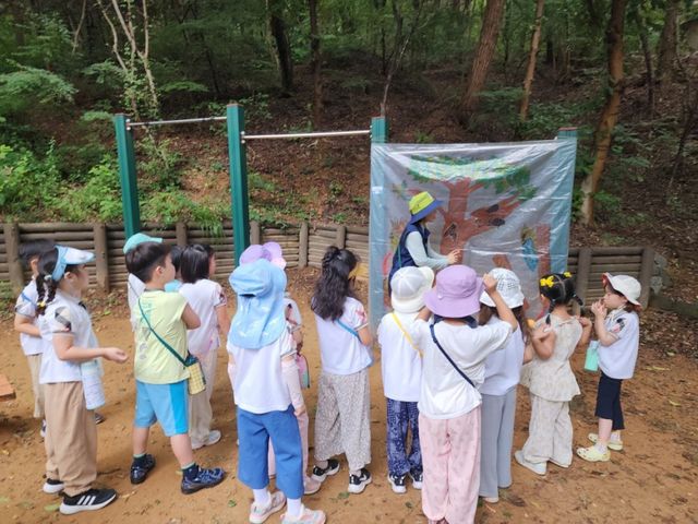 지난해 유아숲체험 활동사진. 부천시 제공