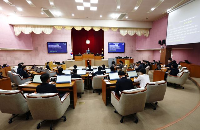 안양시의회는 제310회 임시회를 마무리했다. 안양시의회 제공.