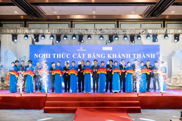 지난 22일 베트남 하노이 스타레이크 시티 내 초대형 복합단지 준공식 모습. 국토부 제공