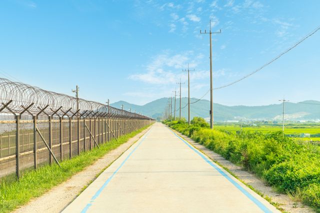 김포시 시암리 철책길. 김포시 제공