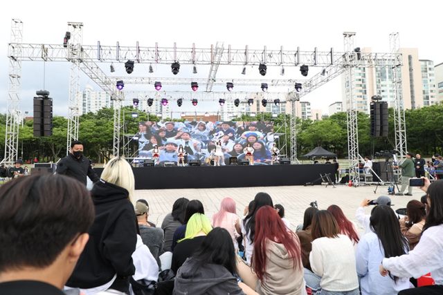 지난해 열린 안양시 청소년축제 공연 모습. 안양시 제공