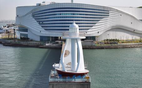 인천해수청이 설치한 월미빛등대 모습. 인천해수청 제공