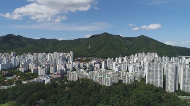 군포시 산본신도시 전경. 군포시 제공