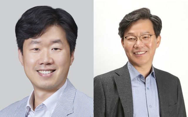 이정환 인하대학교 신소재공학과 교수(왼쪽)와 진성호 부산대학교 교