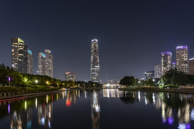 인천 송도국제도시의 야관 경관. 인천시 경관행정자료실 제공