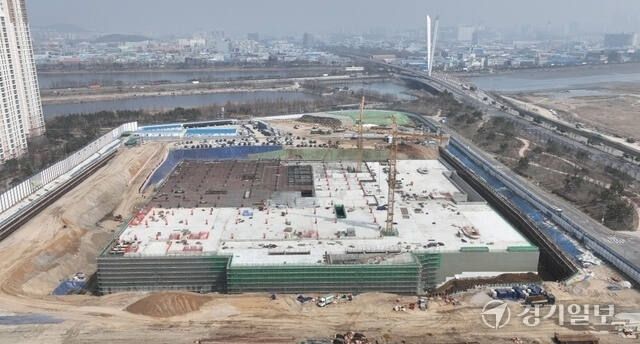 인천 송도세브란스병원 공사현장. 경기일보DB