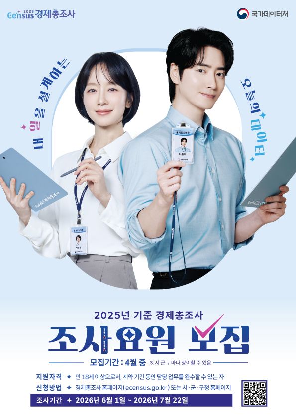 조사요원 모집 안내 포스터. 과천시 제공