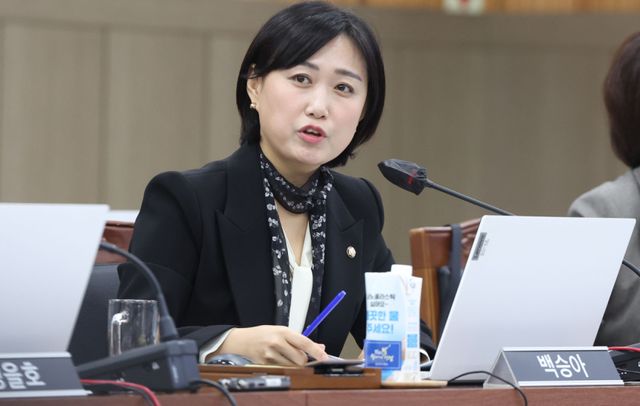 더불어민주당 백승아 원내대변인. 연합뉴스