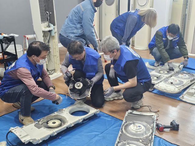 남양주시가 ‘에어컨 분해세척 전문 마스터 과정’ 운영했다. 남양주시 제공