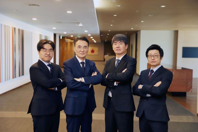 가천대학교 AI·AX 분야 교수진. (왼쪽부터)정일채, 이원준, 이정훈, 김태찬 교수. 가천대 제공