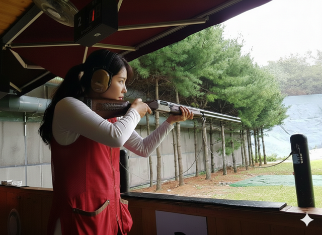 경기도사격테마파크 클레이사격장. 경기도체육회 제공